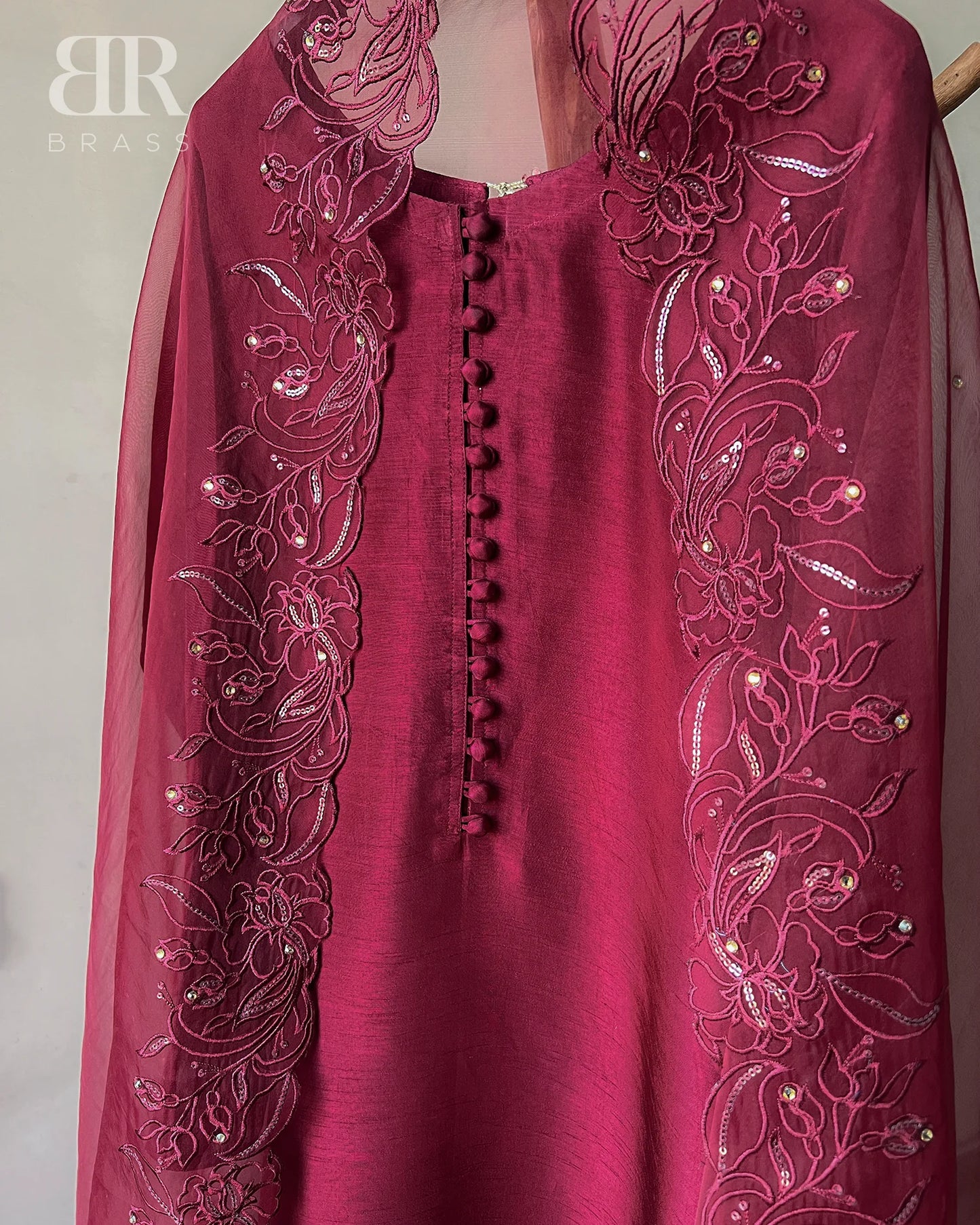 3 Piece Farshi Shalwar Set
