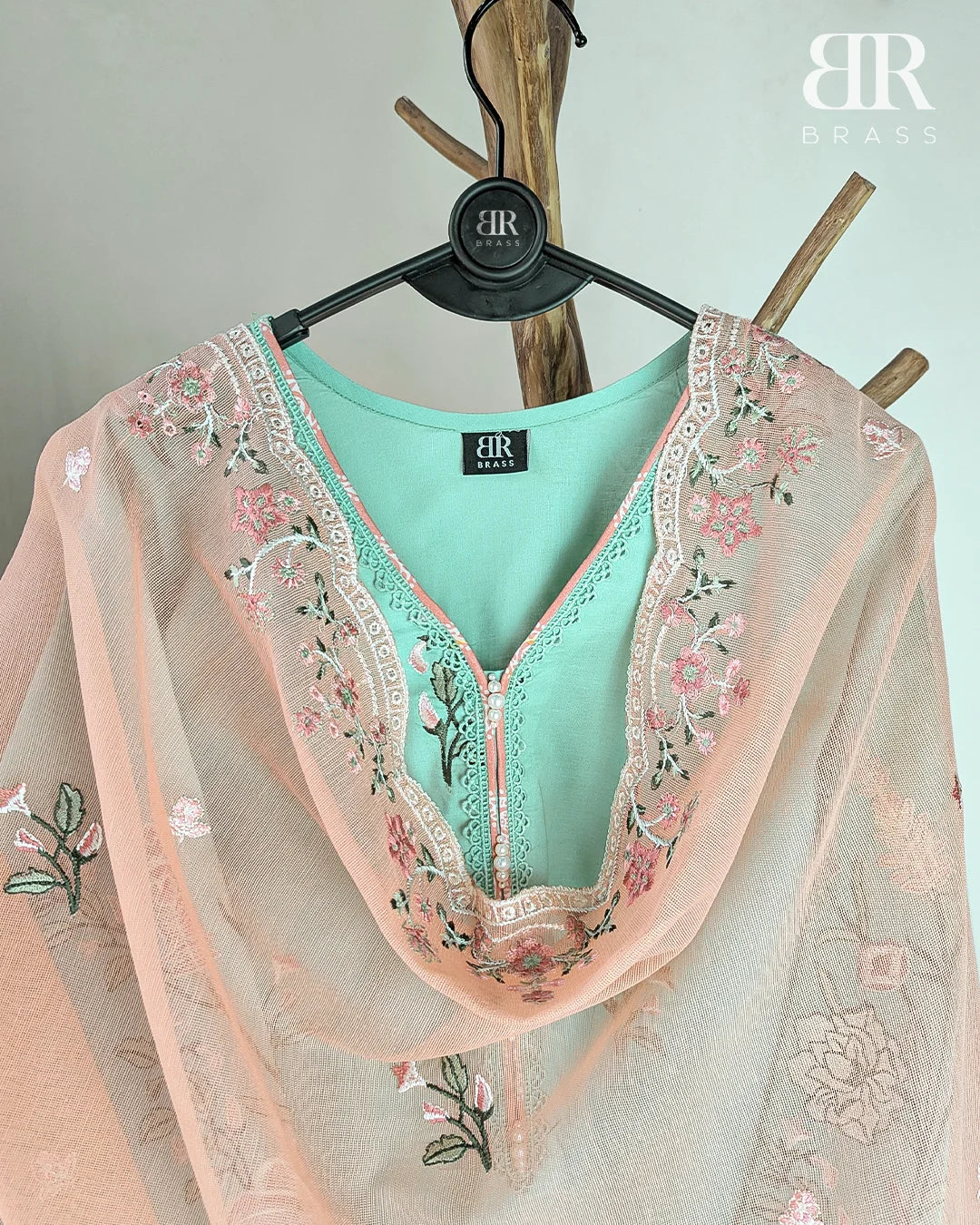 3-Piece Embroidered Lawn Suit