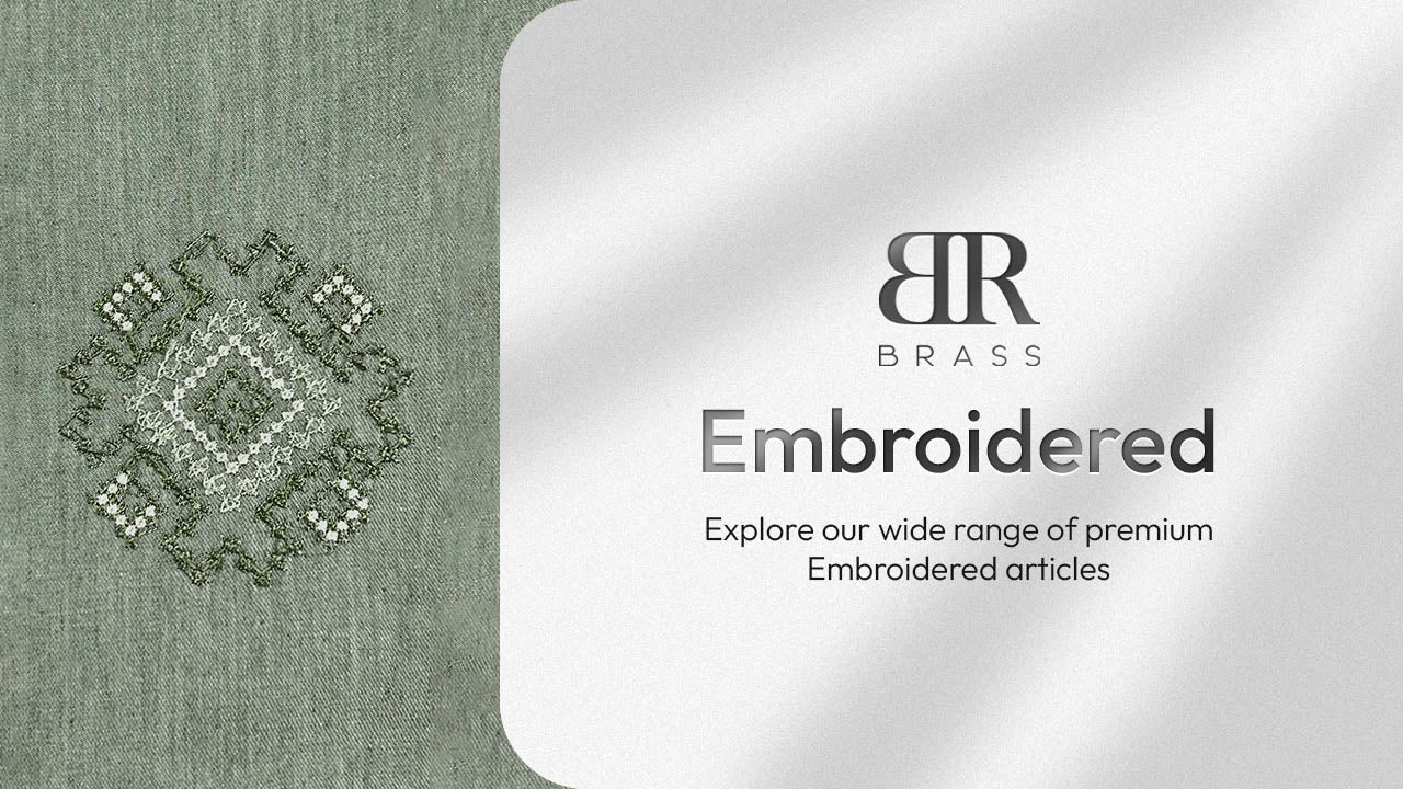 Embroidered