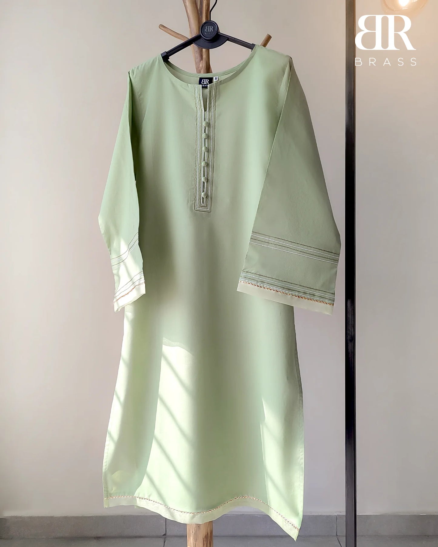 Sage Green – 2 Piece Cotton Lawn Solid Essentials
