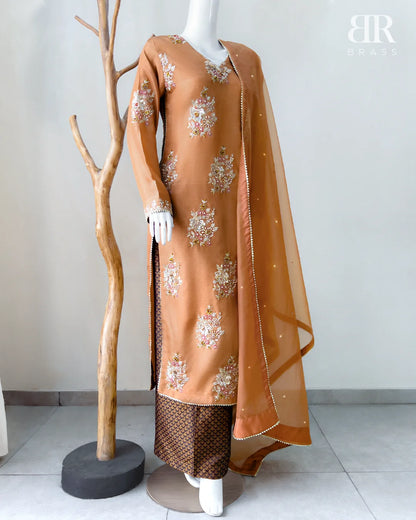 3-Piece Luxury Hand Embellished Suit