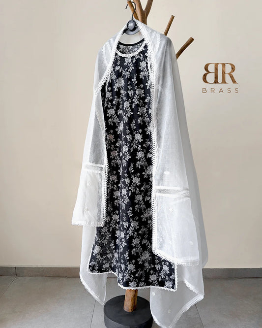 3-Piece Printed Premium Slub Lawn (Pret)