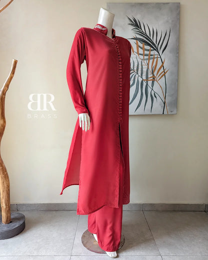 Teaberry Luxury Velvet Hand Embellished Set