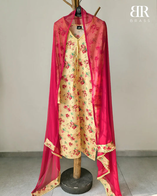 Floral Radiance – 3 Piece Premium Lawn Suit