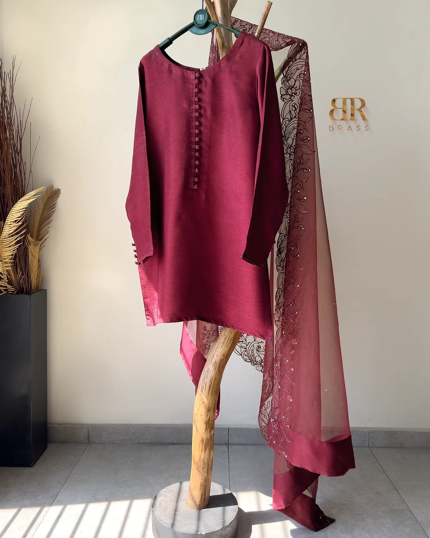 3 Piece Farshi Shalwar Set