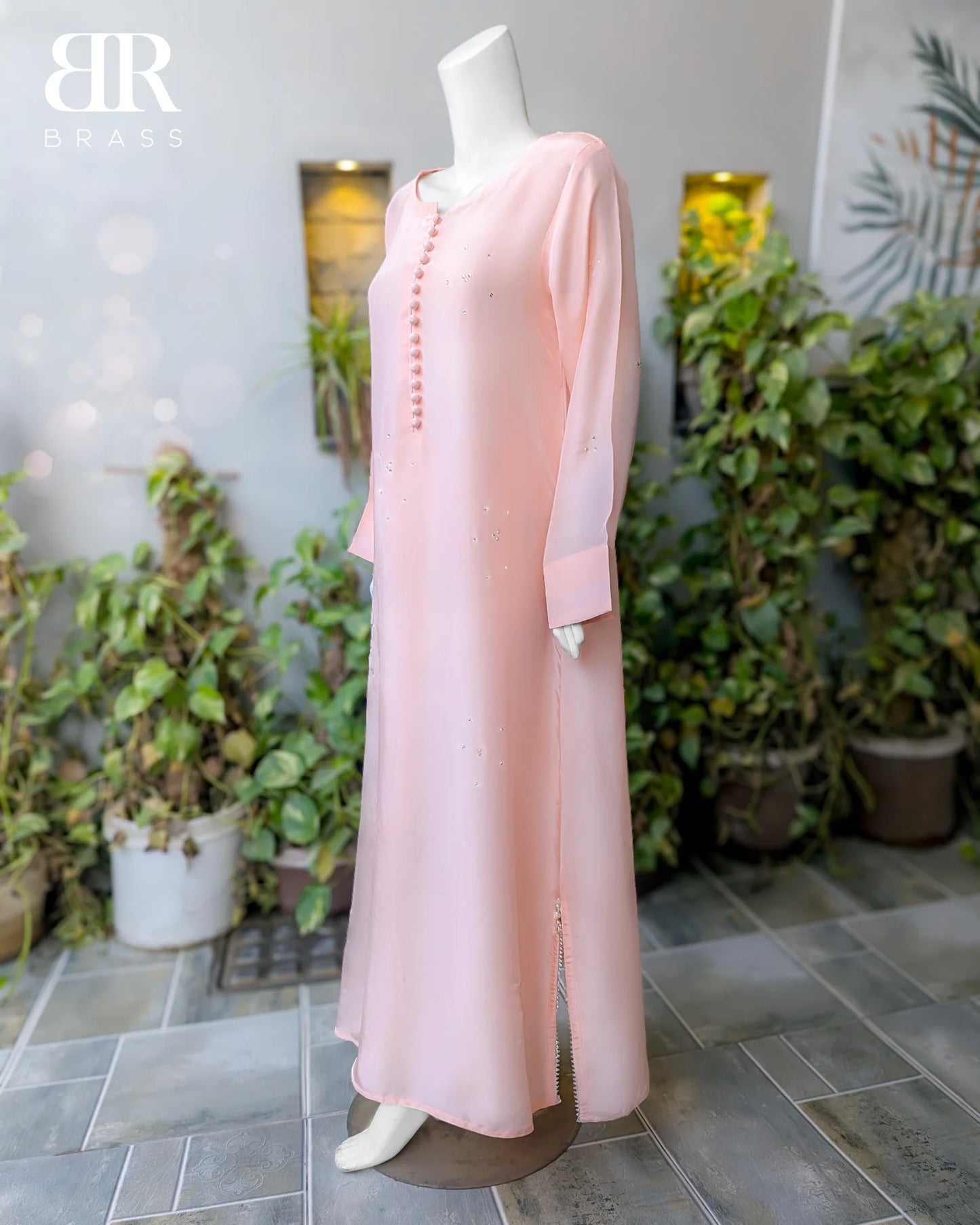 2 Piece Luxury Pret Hand Embellished Kaftaan