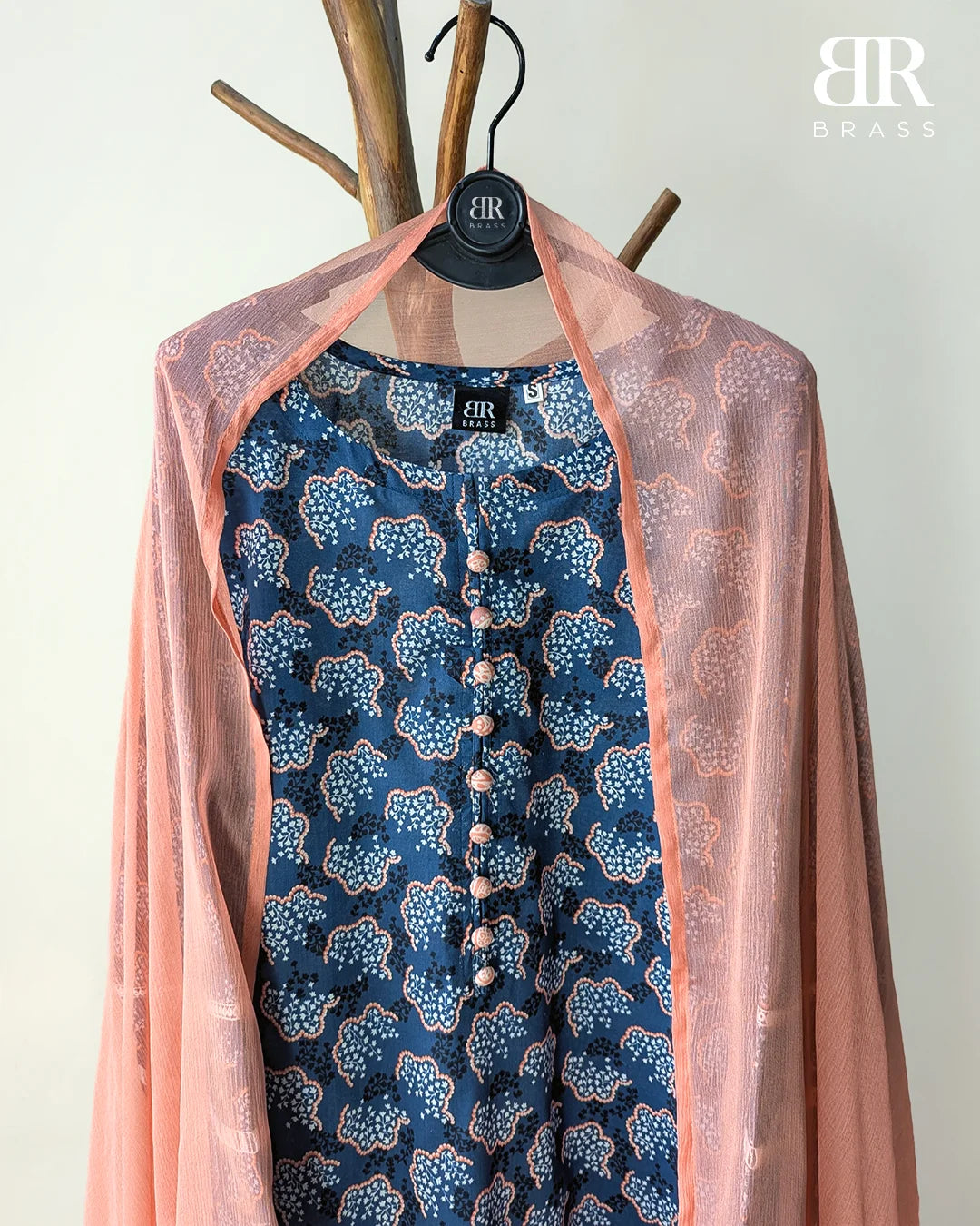 Azure Serenity – 3 Piece Premium Lawn Suit