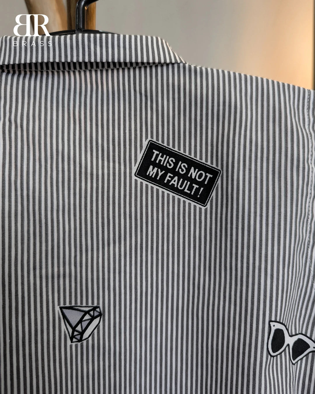 Cotton Shirt with Coat-Collar