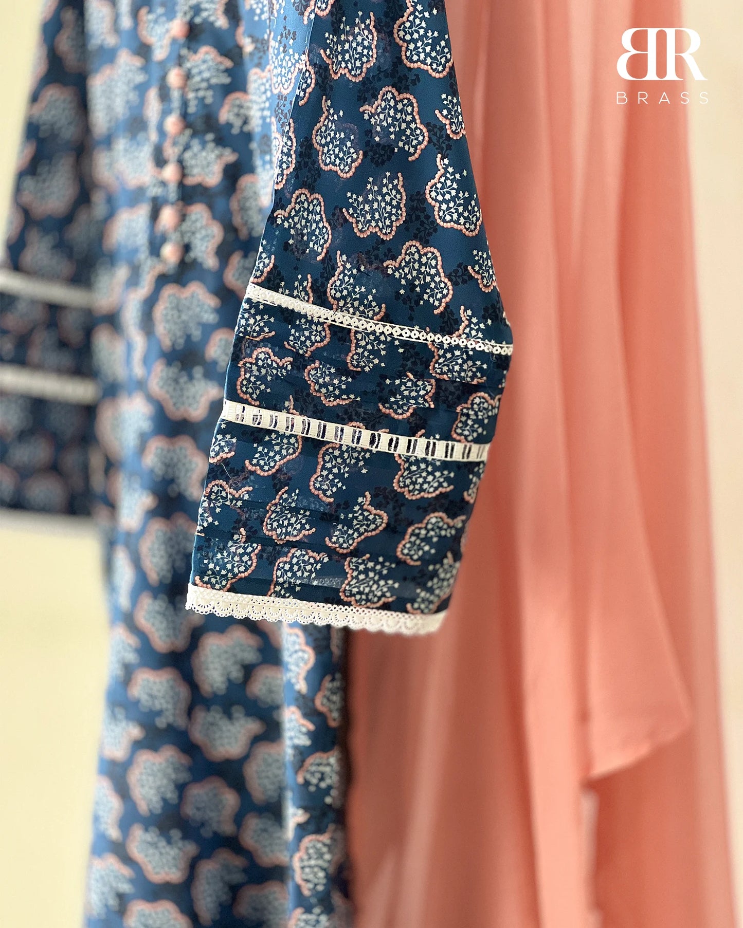 Azure Serenity – 3 Piece Premium Lawn Suit