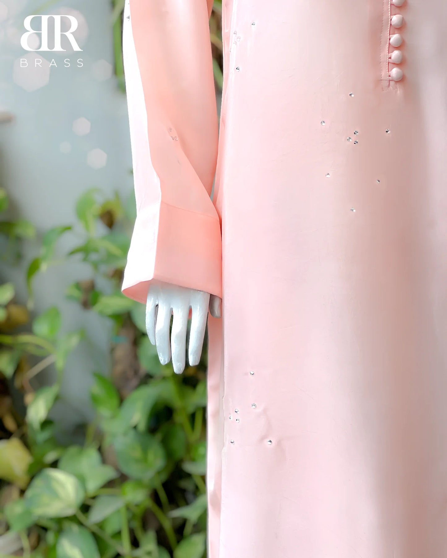 2 Piece Luxury Pret Hand Embellished Kaftaan