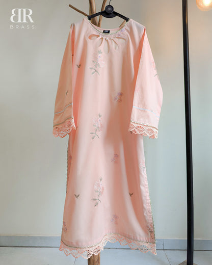 3-Piece Embroidered Cotton Lawn Suit