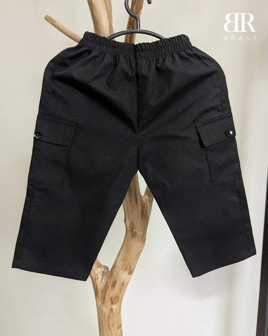 Black Cotton Trousers