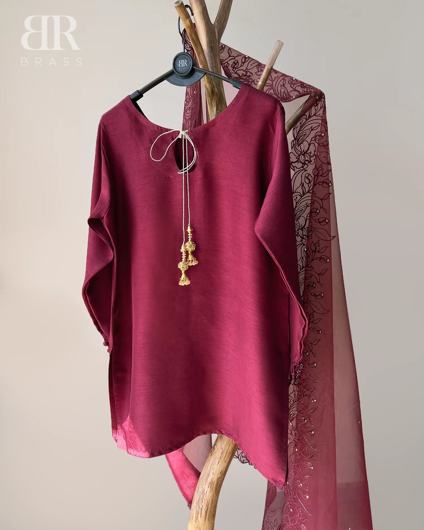 3 Piece Farshi Shalwar Set