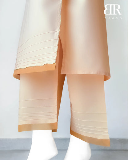 Tropical Peach – 2 Piece Cotton Lawn Solid Essentials