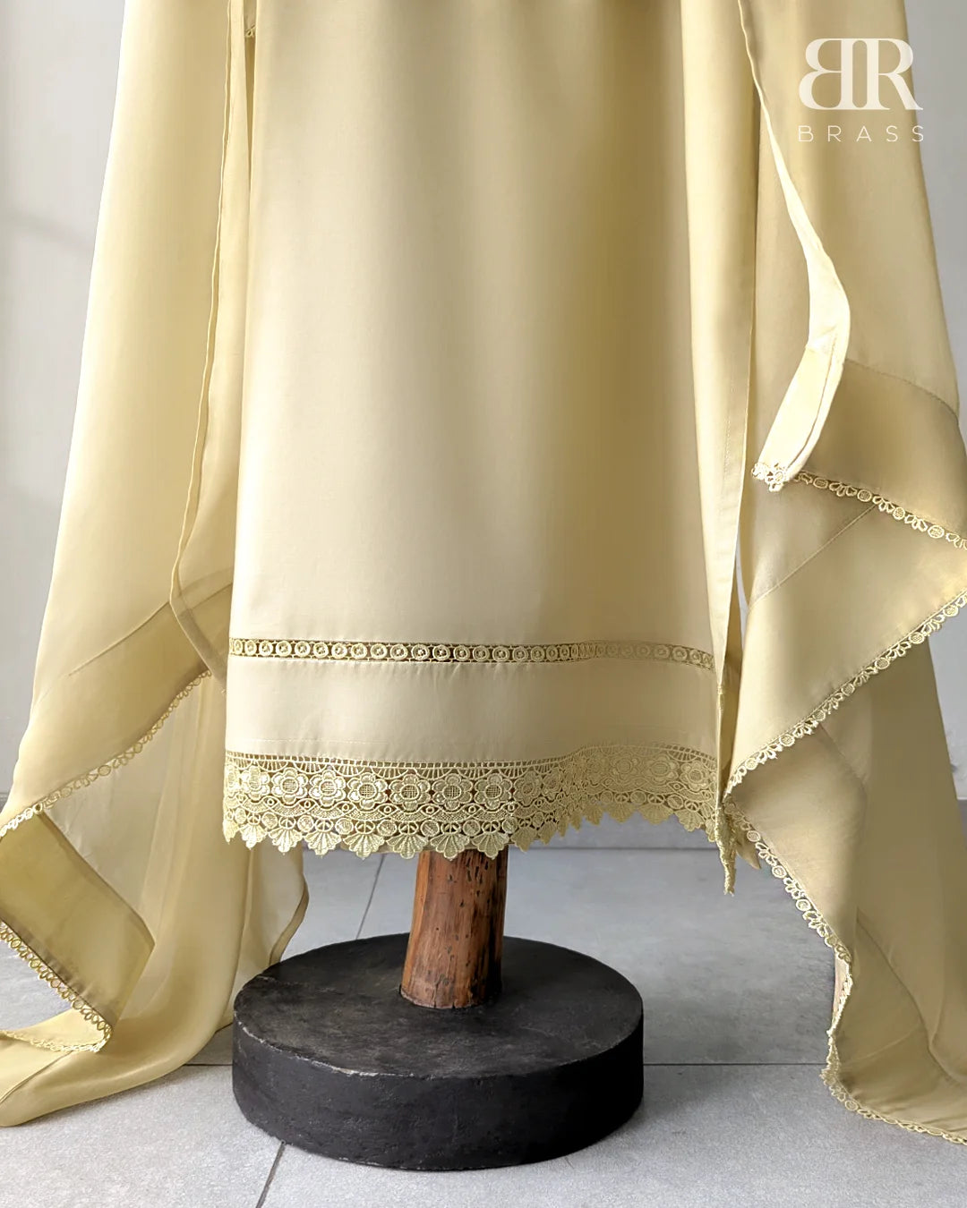 3 - Piece Pure Lawn Suit with Pure Chiffon Dupatta