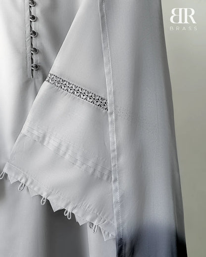 3 - Piece Pure Lawn Suit with Pure Chiffon Dupatta
