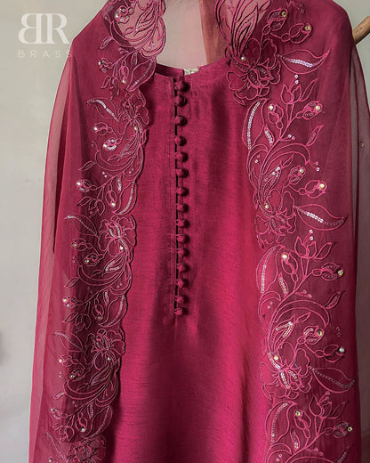3 Piece Farshi Shalwar Set