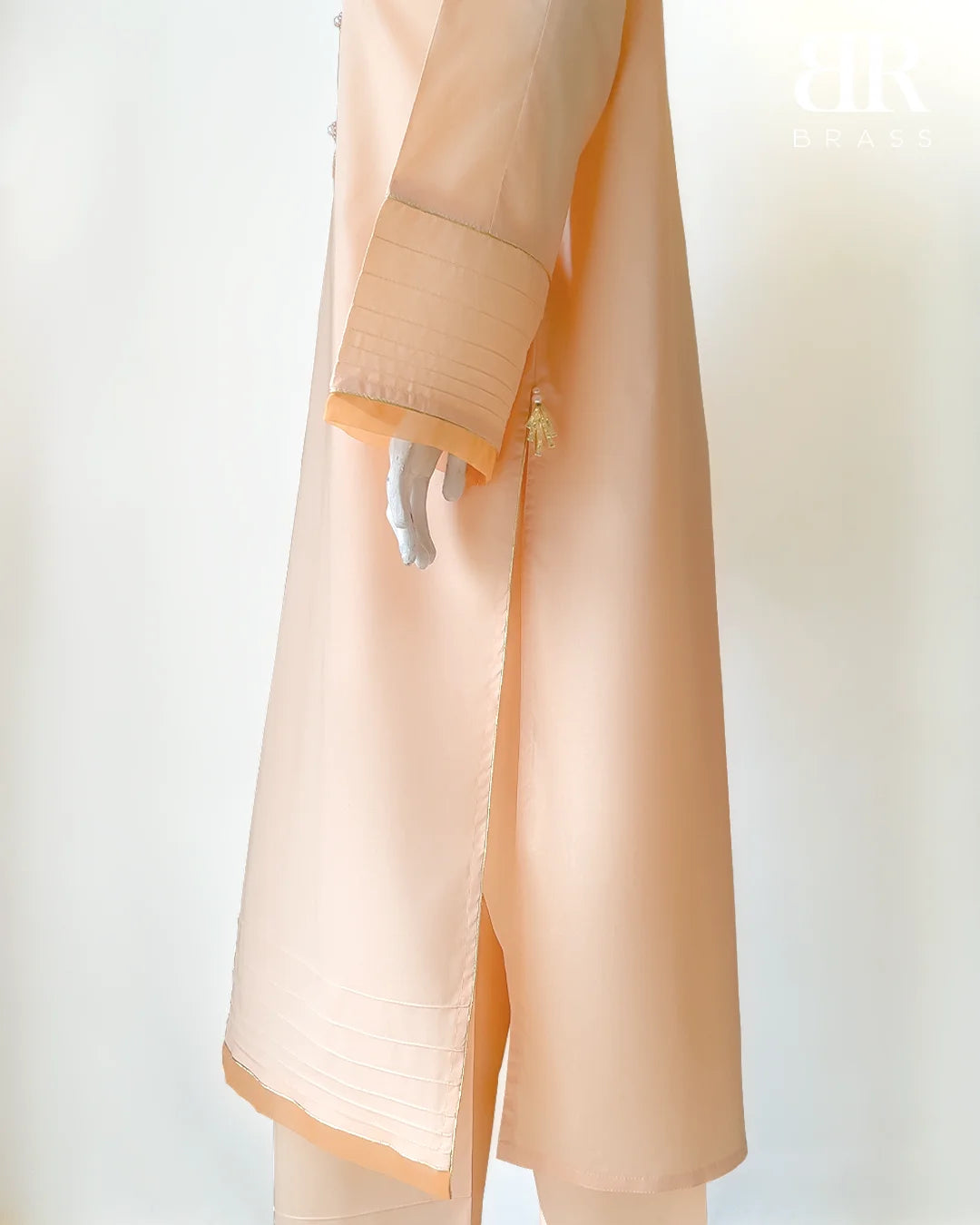 Tropical Peach – 2 Piece Cotton Lawn Solid Essentials