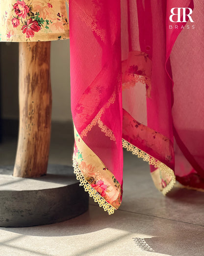 Floral Radiance – 3 Piece Premium Lawn Suit