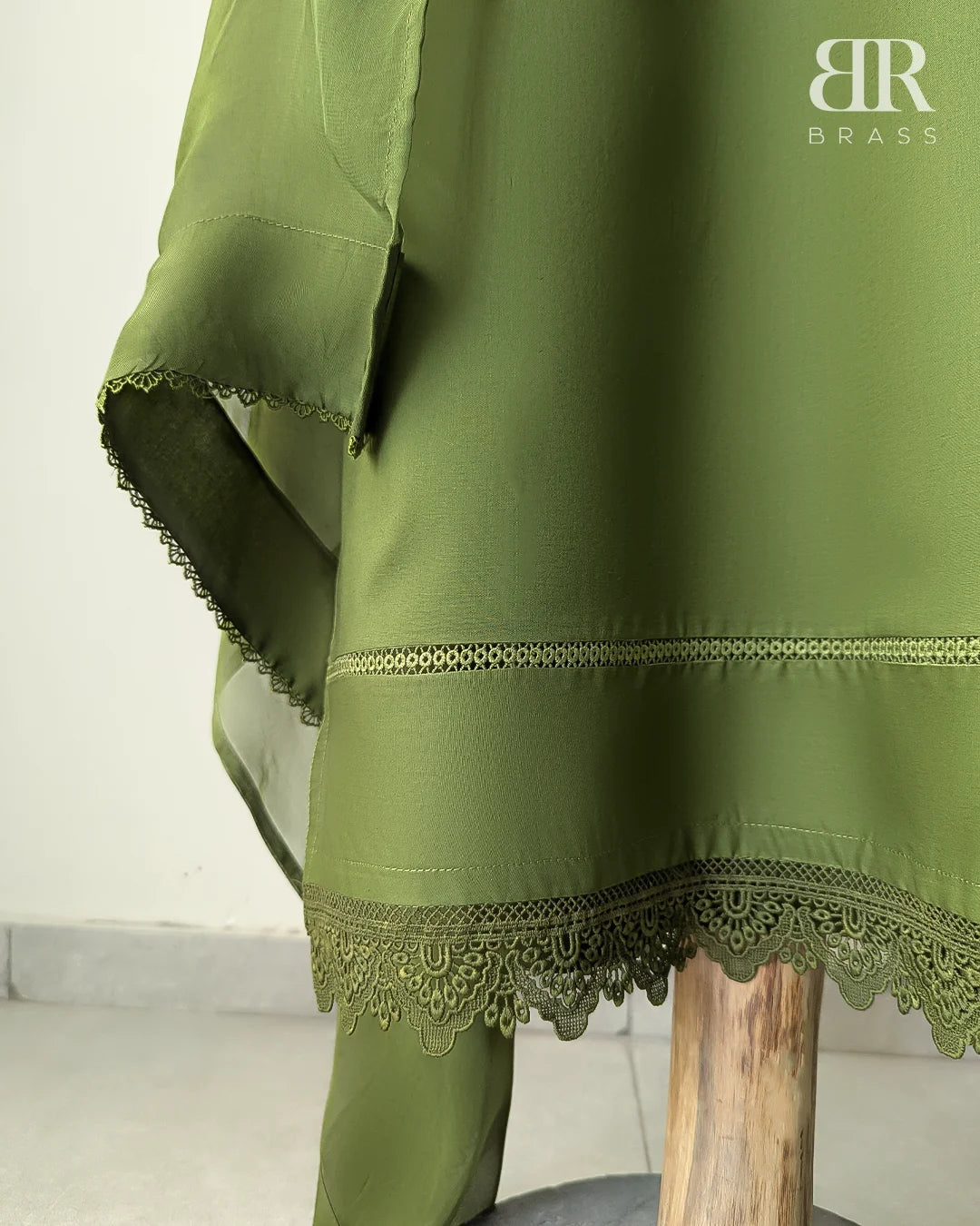 3 - Piece Pure Lawn Suit with Pure Chiffon Dupatta