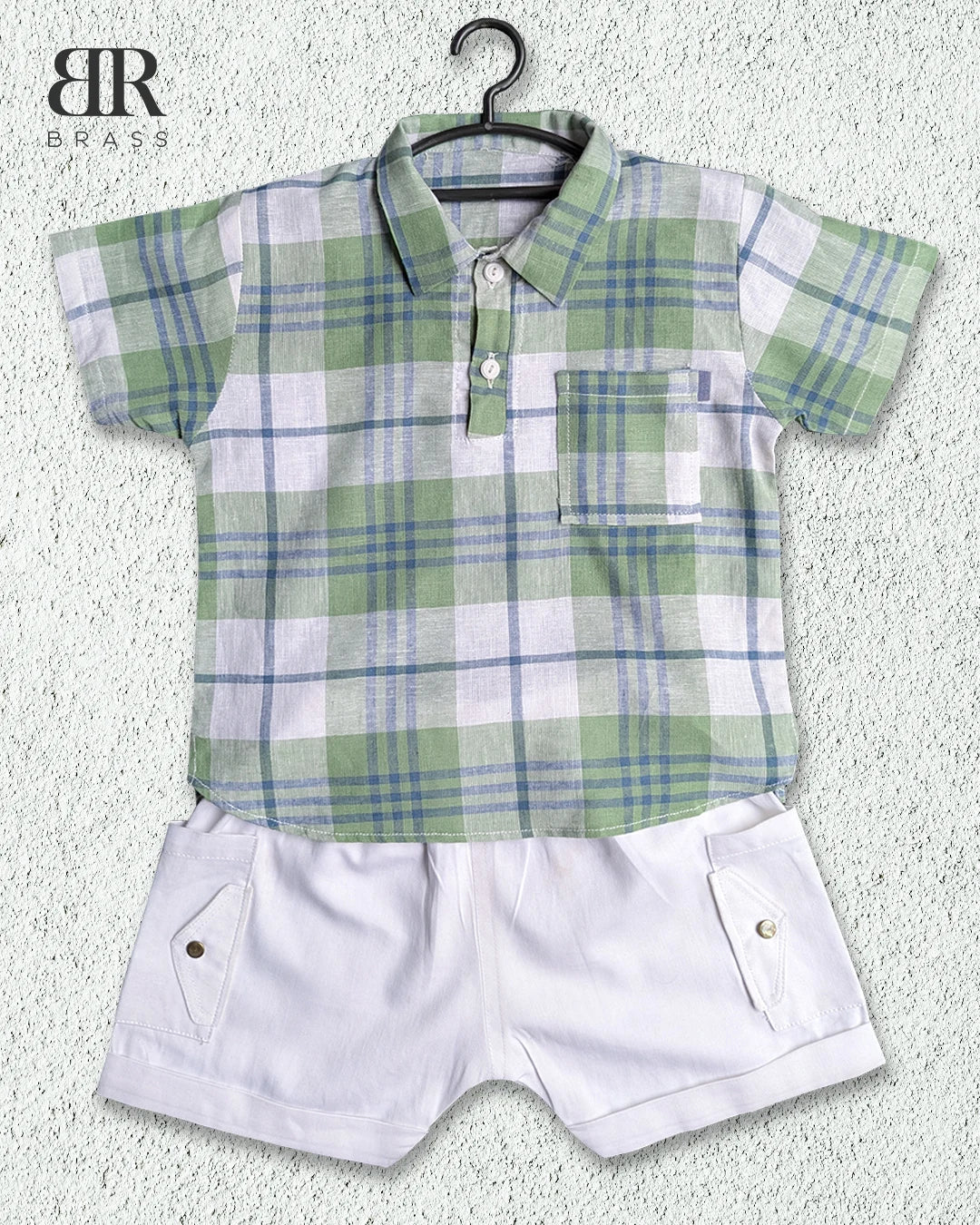 Cotton Linen Shirt with Bucket Hat