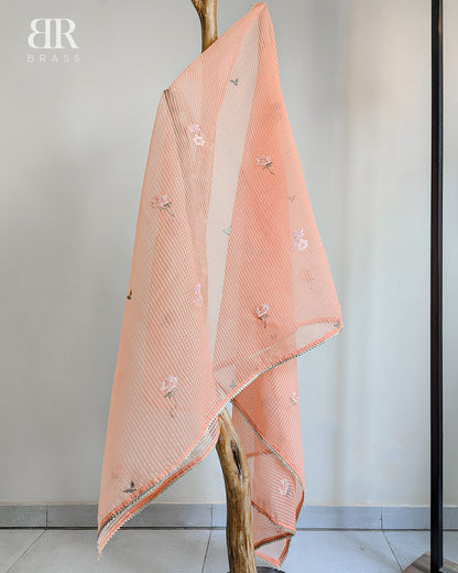 3-Piece Embroidered Cotton Lawn Suit